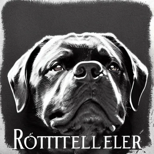 Image similar to Rottweiler album cover