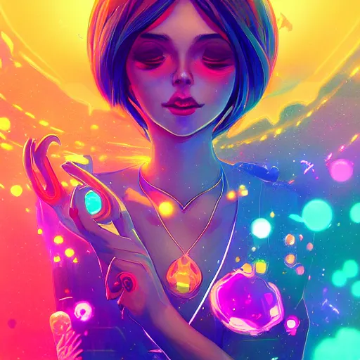 Image similar to skill magic deepdream radiating a glowing aura stuff loot legends stylized digital illustration video game icon artstation lois van baarle, ilya kuvshinov, rossdraws,