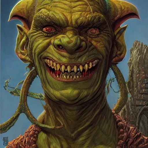 Prompt: creepy goblin orc by Mark Brooks, Donato Giancola, Victor Nizovtsev, Scarlett Hooft, Graafland, Chris Moore