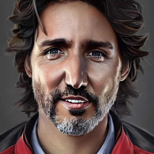 Prompt: portrait justin trudeau blackface!, sci - fi and fantasy, intricate highly detailed digital painting, artstation, concept art, smooth and sharp focus, illustration, art by tan zi and ayanamikodon and alphonse mucha and wlop