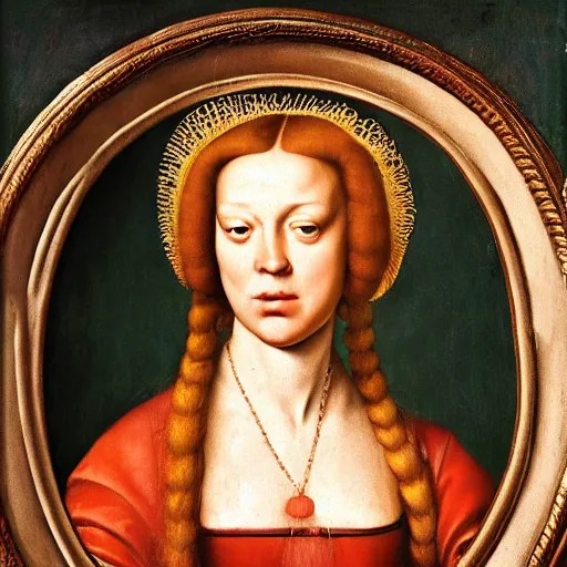 Image similar to Renaissance portrait of a Big Mac