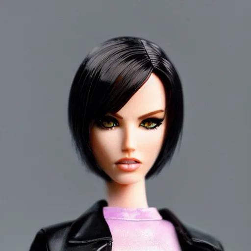 Prompt: aeon flux as a barbie doll, photorealistic, highly detailed,
