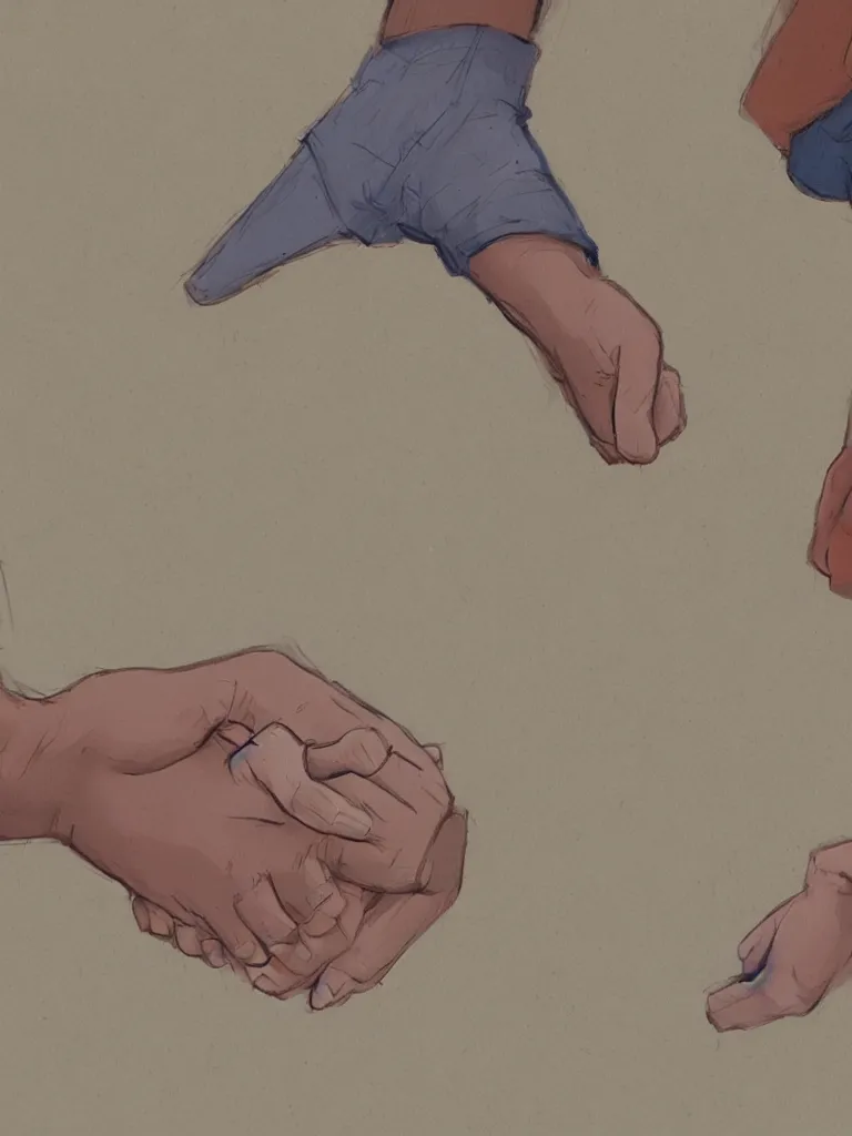 Image similar to hold my hand by disney concept artists, blunt borders, rule of thirds