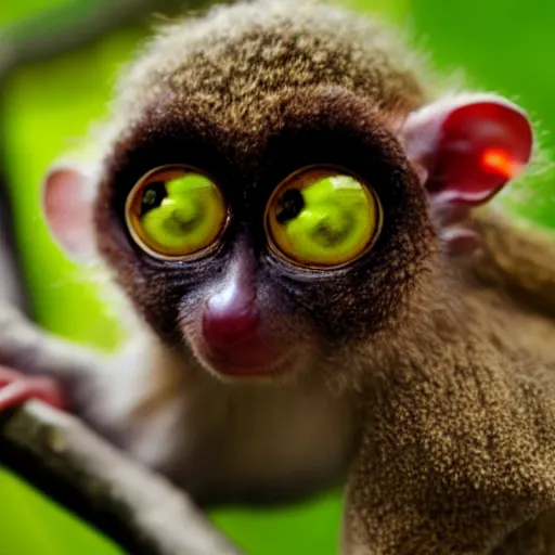 Prompt: tarsier computer art