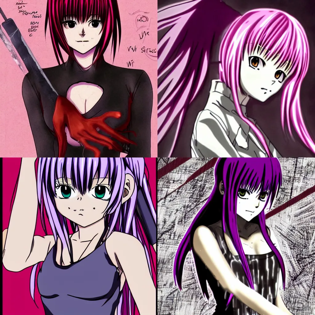 Elfen Lied Lucy Diclonius Stable Diffusion OpenArt