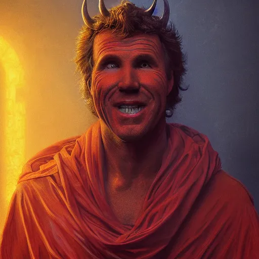 Photorealistic Will Ferrel As The Devil In The Style | Stable Diffusion ...