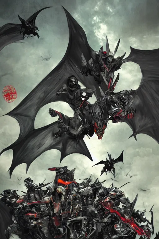 Image similar to bat out of hell by feng zhu