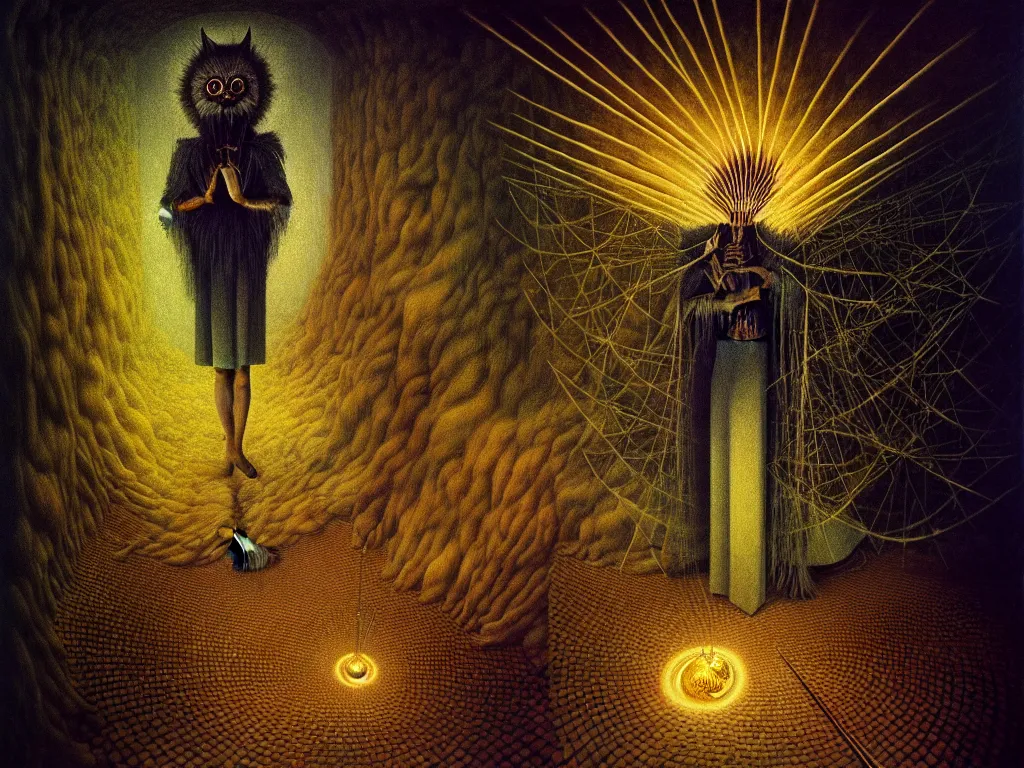 Image similar to highly detailed photo of consciousness, trending on deviantart, neo surrealism, sharp focus, 4 k, a lot of little details, octane, masterpiece, art by remedios varo