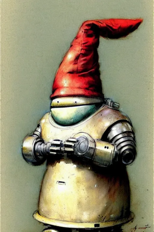 Image similar to ( ( ( ( ( 1 9 5 0 s robot knome very fat. muted colors. ) ) ) ) ) by jean - baptiste monge!!!!!!!!!!!!!!!!!!!!!!!!!!!!!!