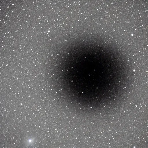 Image similar to a black chalice, a spiraling galaxy above it