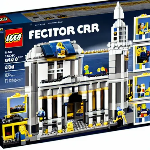 Image similar to mar - a - lago fbi raid lego set