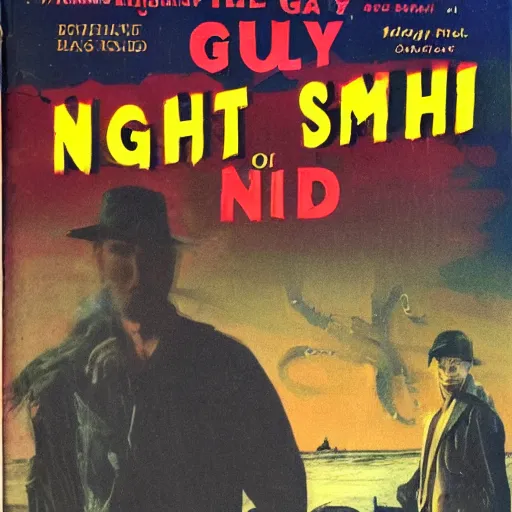 Prompt: cover of the guy n smith novel called night of the crabs.