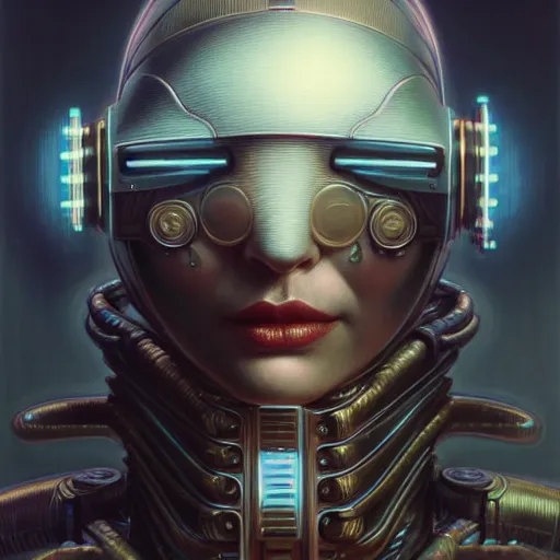 Image similar to low angle shot of a cyberpunk robot character, intricate, elegant, highly detailed, centered, digital painting, artstation, concept art, smooth, sharp focus, illustration, artgerm, Tomasz Alen Kopera, Peter Mohrbacher, donato giancola, Joseph Christian Leyendecker, WLOP, Boris Vallejo