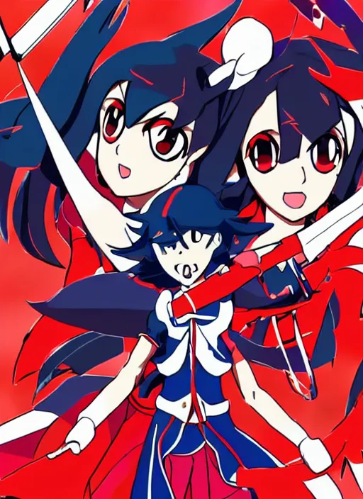 Image similar to kill la kill, studio trigger