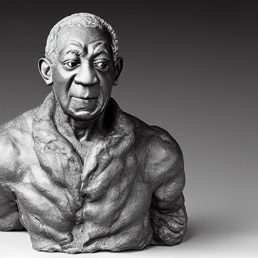 Image similar to A Rodin sculpture of Bill Cosby