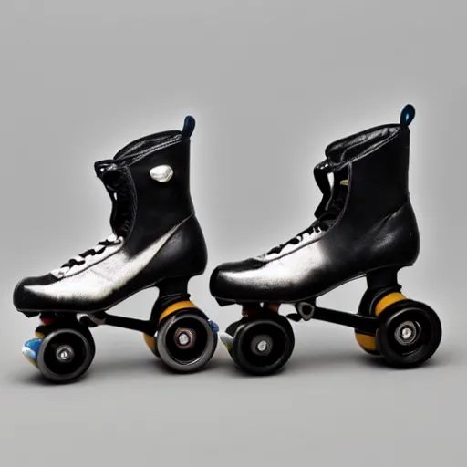 Image similar to a 1 9 8 0 s pair of rollerskates