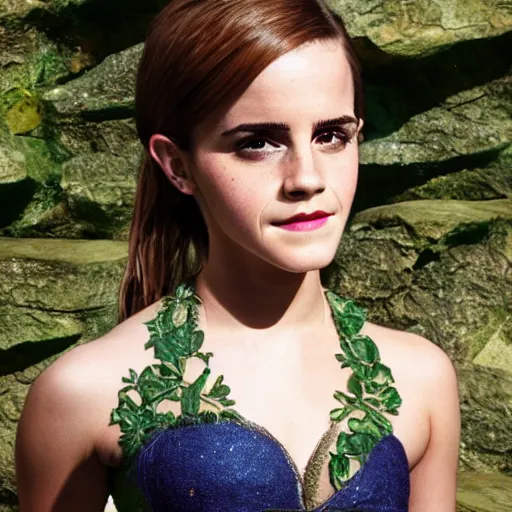 Prompt: Emma Watson as Fiona from Shrek