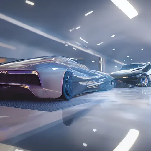 Image similar to car race: center composition, cars portraits, ground view, motherboard forms designed by zaha hadid, sci-fi futuristic ultra realistic photography, shot by Andrei Tarkovsky, keyshot render, octane render, unreal engine 5 lumen, high oiled liquid glossy specularity reflections, ultra detailed, golden hour, dramatic lighting 4k, 8k, 16k in the style ofblade runner 2049 Cyberpunk 2077 ghost in the shell thor 2 marvel film : tilt shift: sharp focus