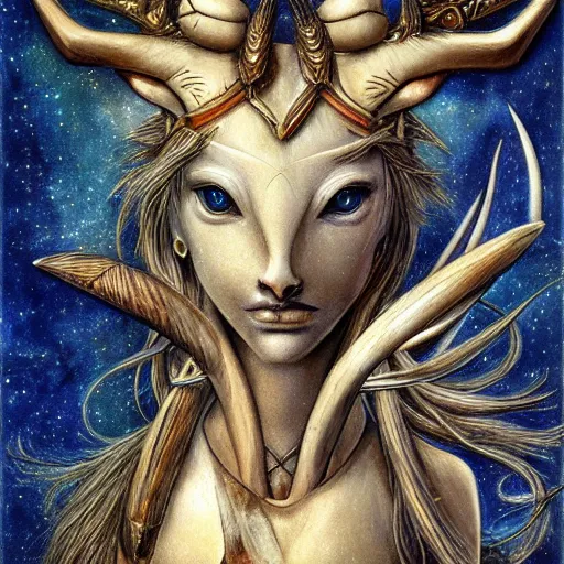 Image similar to detailed and sharp sagittarius artistic zodiac artwork, mystic style, detailed, 8 k, detailed, symmetrical, by brian froud