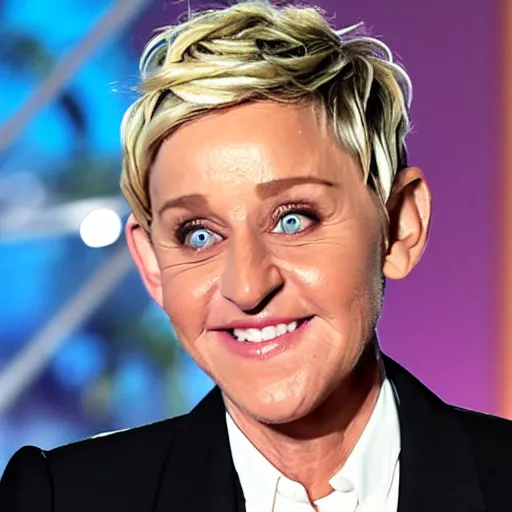 Image similar to ellen degeneres as a monster