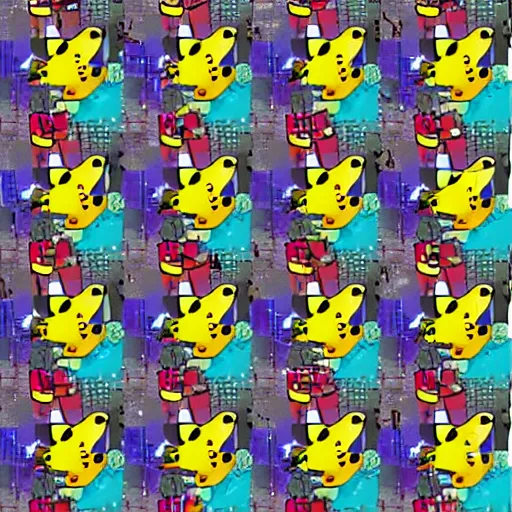 Image similar to pokemon pattern, Gameboy color aesthetic