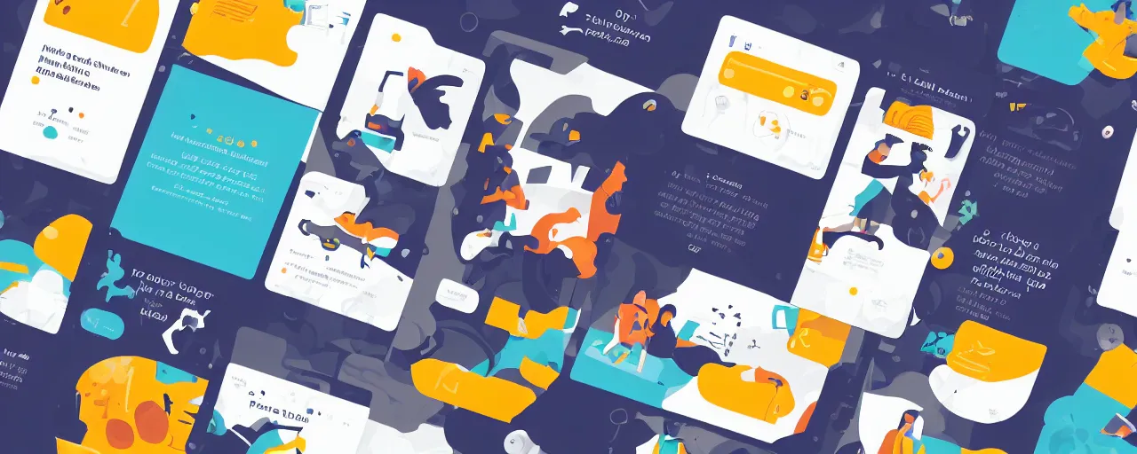 Prompt: problem solver illustration ux featured on dribble