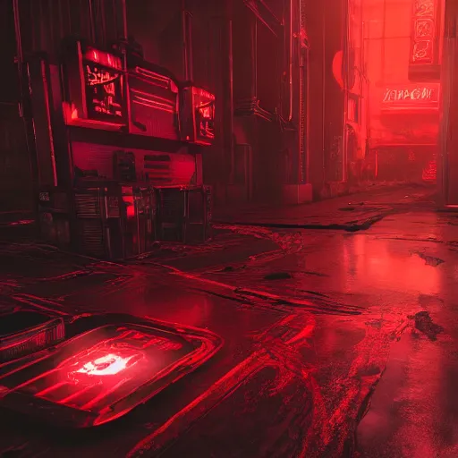 video game doom, cyberpunk aesthetic, hellscape