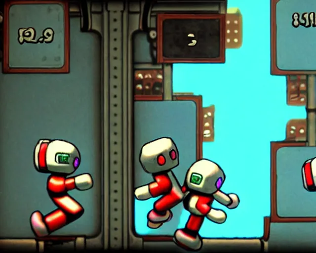 Image similar to bomberman in bioshock