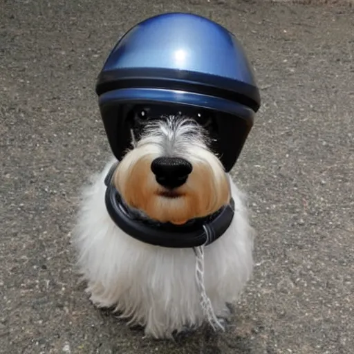 Image similar to alien ufo schnauzer helmsman