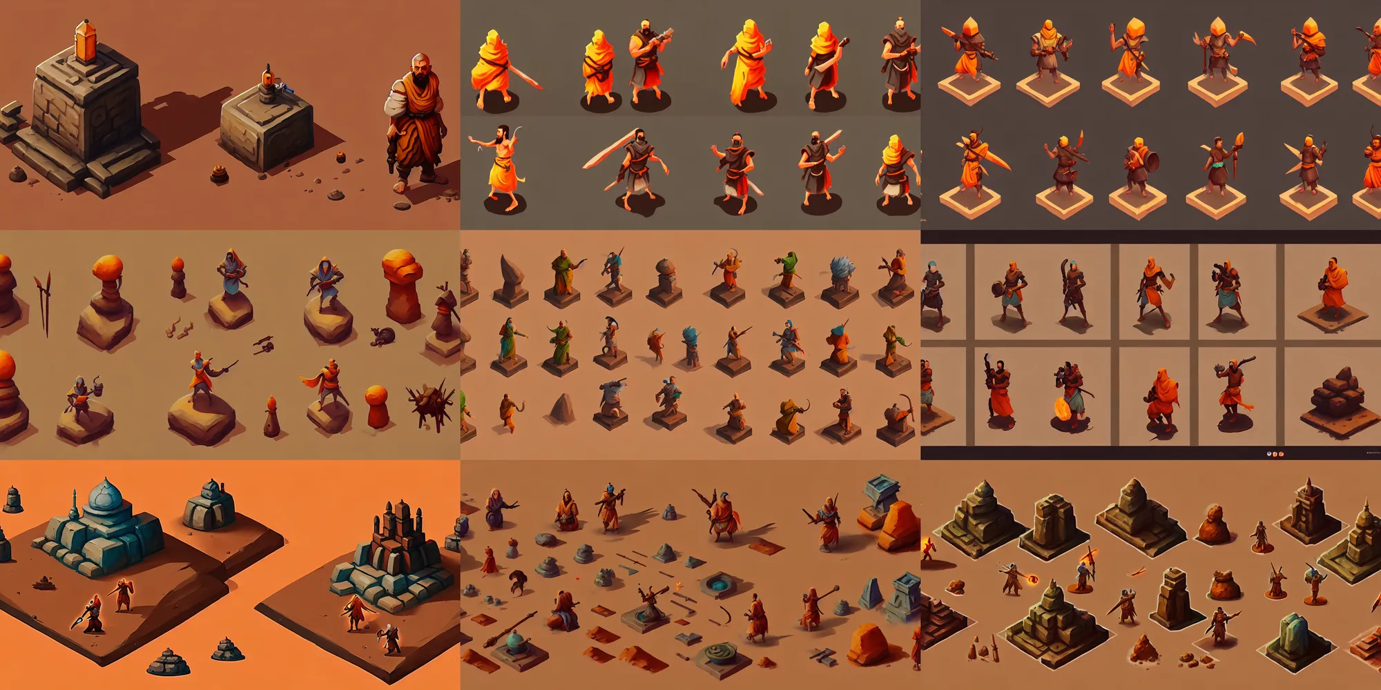 ArtStation - Albion Online : Townhalls 2d Assets