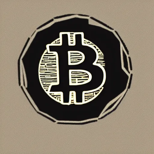 Image similar to bitcoin cryptocurrency art