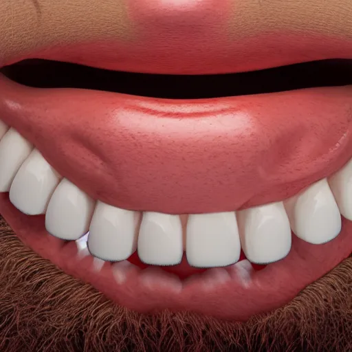 Image similar to the horrifying thing that floats in my room at night, hairy, teeth, 4k image