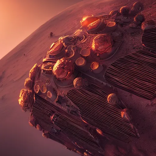 Prompt: mice as astrounauts invade Mars, hypermaximalistic, high details, cinematic, 8k resolution, beautiful detailed, insanely intricate details, artstation trending, octane render, unreal engine