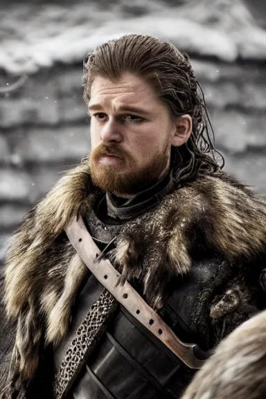 Image similar to very very intricate photorealistic photo of homelander from the boys in an episode of game of thrones, photo is in focus with detailed atmospheric lighting, award - winning details