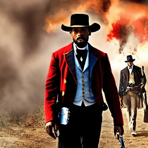 Image similar to will smith in the movie django unchained