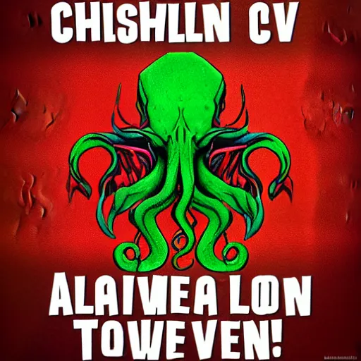 Image similar to Cthulhu in love