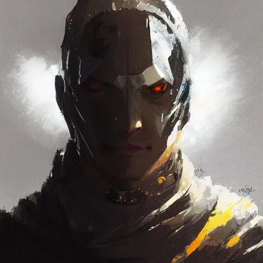 Image similar to portrait of Solaire of Astora, dramatic lighting, illustration by Greg rutkowski, yoji shinkawa, 4k, digital art, concept art, trending on artstation