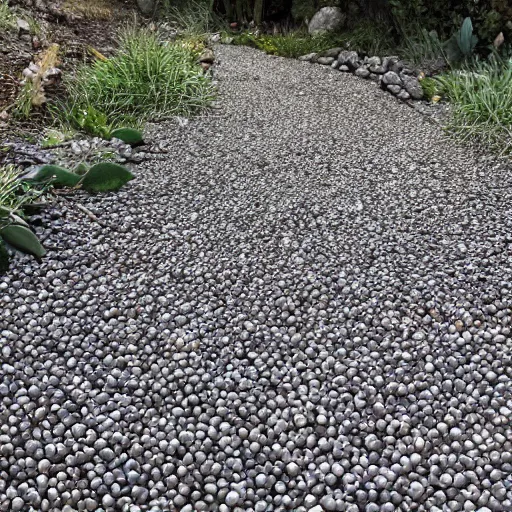 Image similar to spiky gravel path