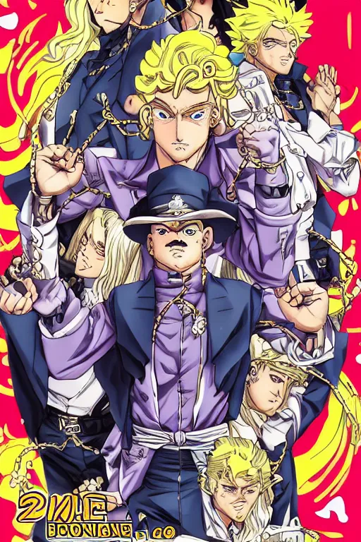 prompthunt: Donald trump as jotaro kujo in jojo's bizarre