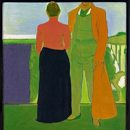 Image similar to man and woman by cuno amiet