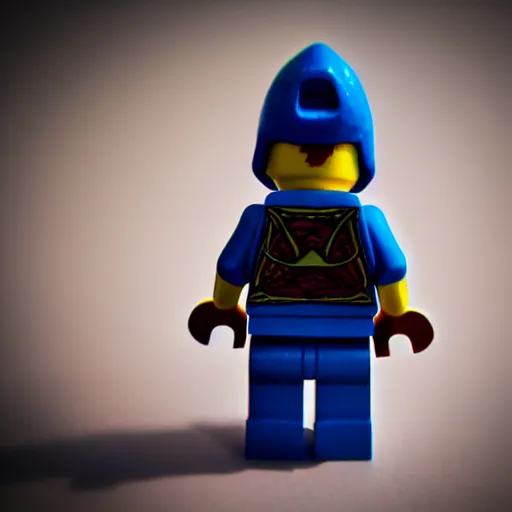 Prompt: link minifigure, Photorealism, cinematic lights, 35mm