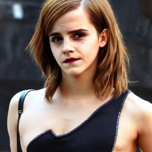 Prompt: Emma Watson as She-Hulk