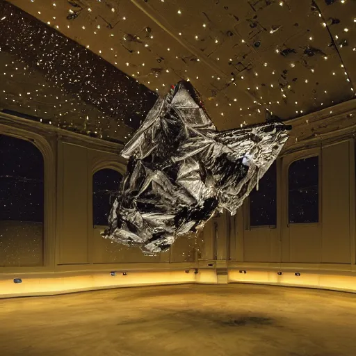 Prompt: Liminal space in outer space by Mat Collishaw