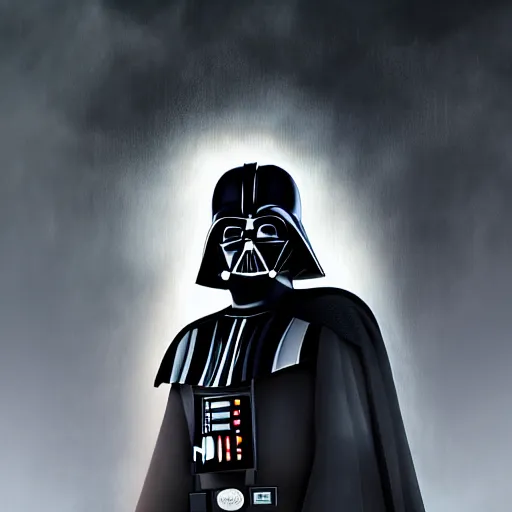 Image similar to darth vader without his helmet, artstation hall of fame gallery, editors choice, # 1 digital painting of all time, most beautiful image ever created, emotionally evocative, greatest art ever made, lifetime achievement magnum opus masterpiece, the most amazing breathtaking image with the deepest message ever painted, a thing of beauty beyond imagination or words