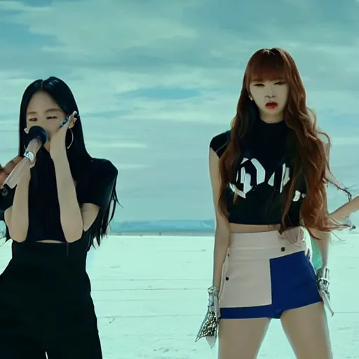 Image similar to Blackpink music video still