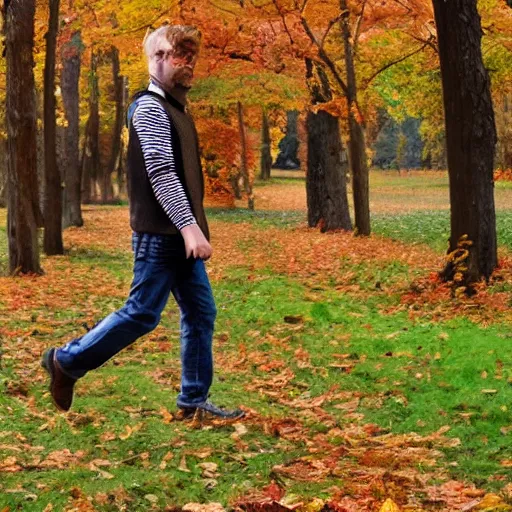 Image similar to an fall guy