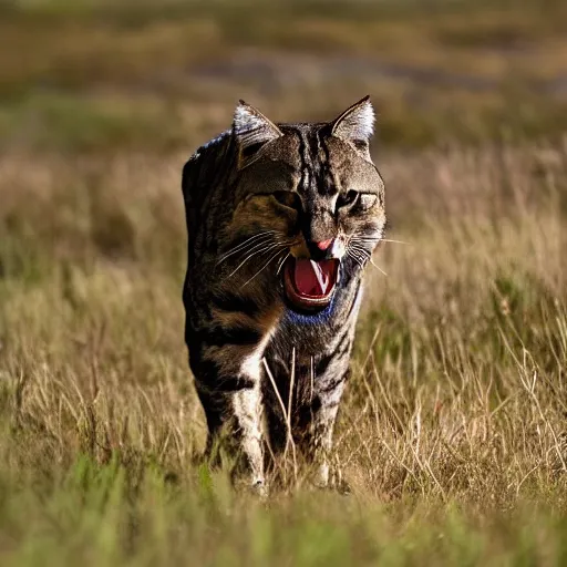 Image similar to wild giant saber cat nature photography hd