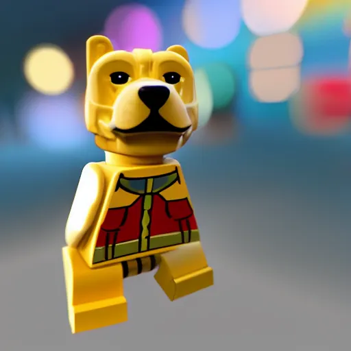 Image similar to mrdoge, lego avatar, lego character, 4 k, 8 k,