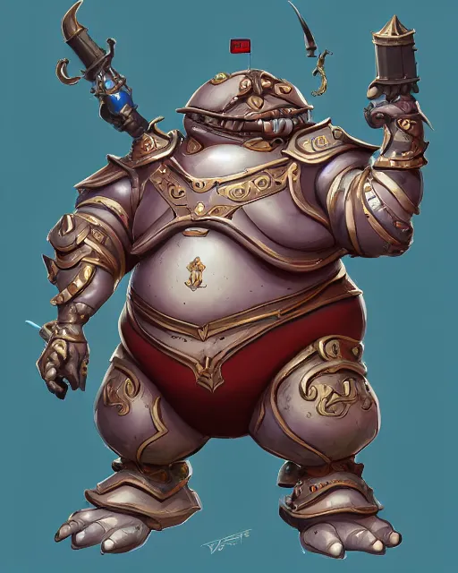 Image similar to a fat slimy anthropomorphic toad wearing regal ornate armor, battle stand, smooth, intricate, elegant, power aura, digital painting, artstation, concept art, high tech fantasy, sharp focus, illustration, art by james jean, overwatch character