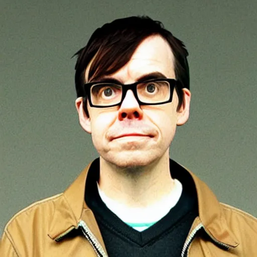 Prompt: Rivers Cuomo as a character in Half-Life 2 (2004)